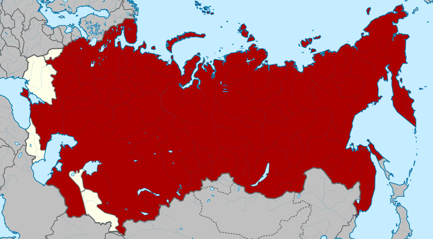 The Russian SFSR as a part of the USSR in 1922.