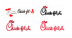Chick-fil-A Logos Throughout the Decades